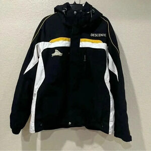 Descente Ski Snow Snowboarding Jacket Men’s Size XXL Black S6-8629 Hooded